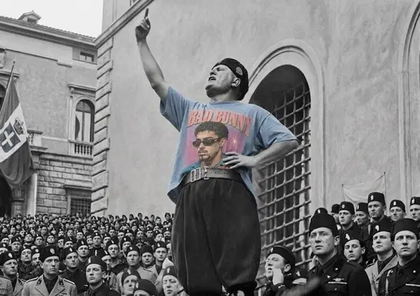 Questo weekend Milano torner&agrave; a cantare BENITO! BENITO! Il cortocircuito italiano da Bad Bunny a Vannacci