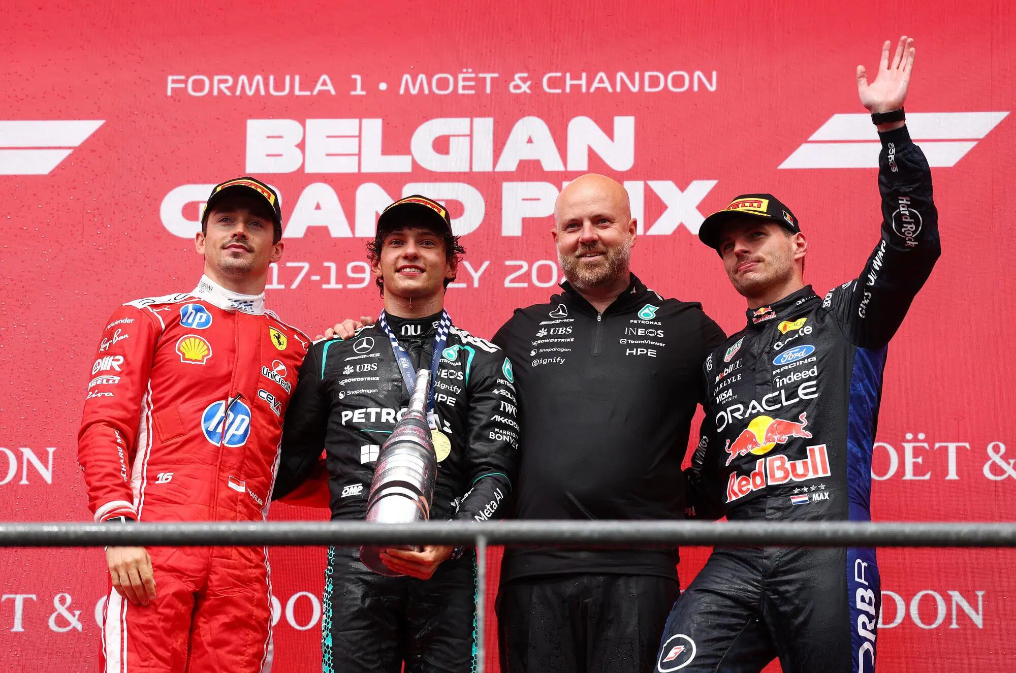 Kimi Antonelli Podio Spa