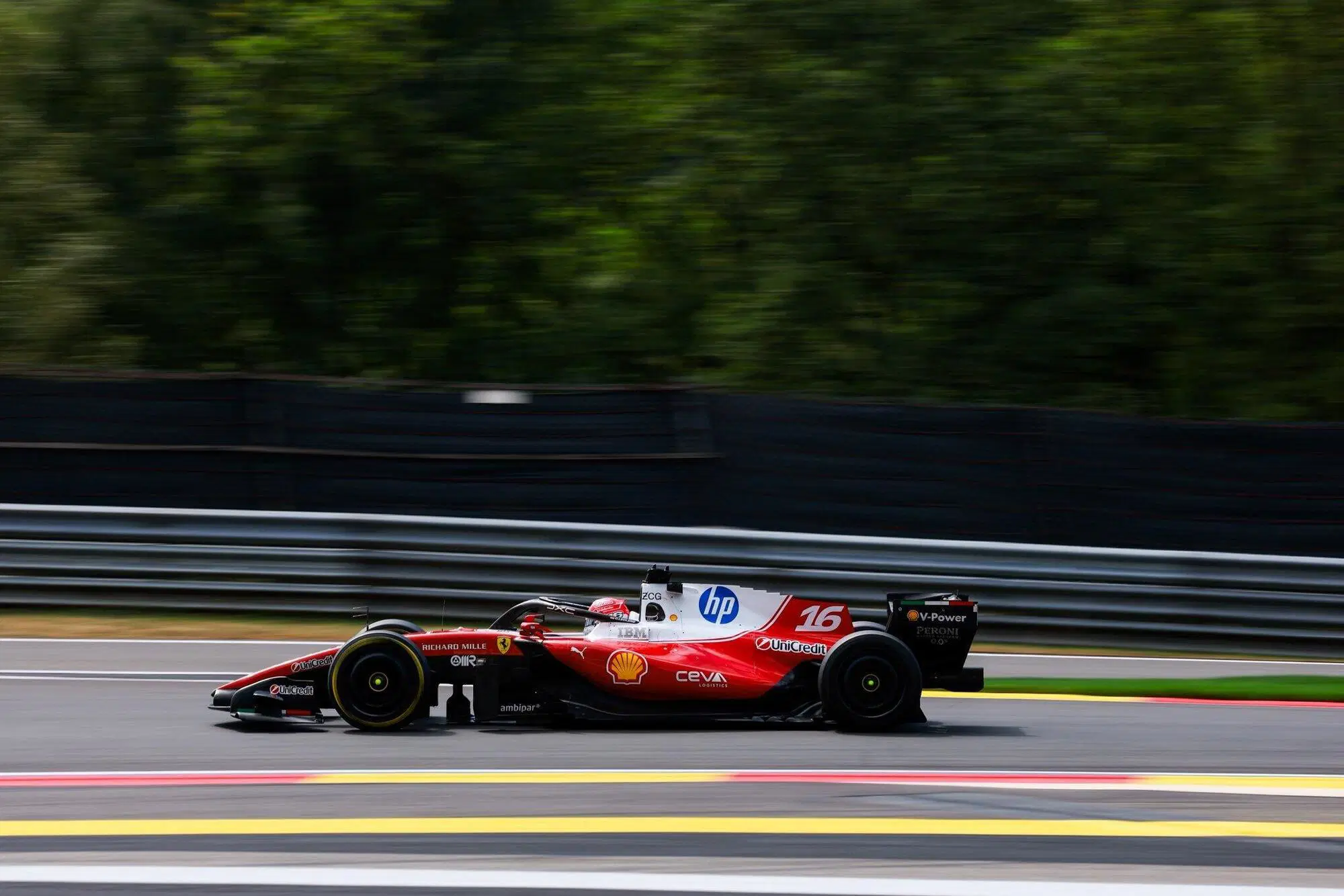 Charles Leclerc Spa Ferrari