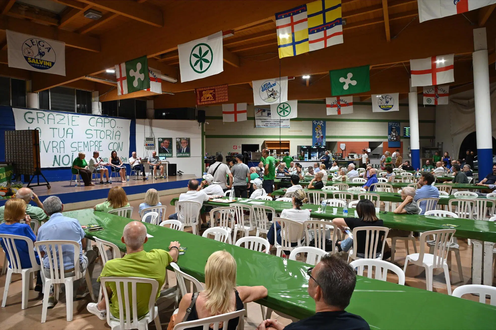 La festa estiva di Pontida con popolo dimezzato