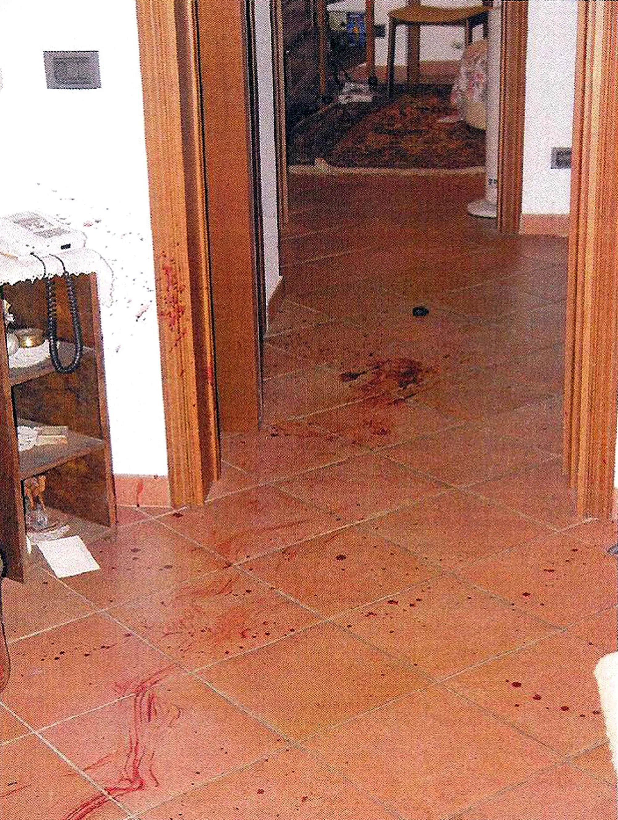 La scena del delitto nella villetta di Garlasco