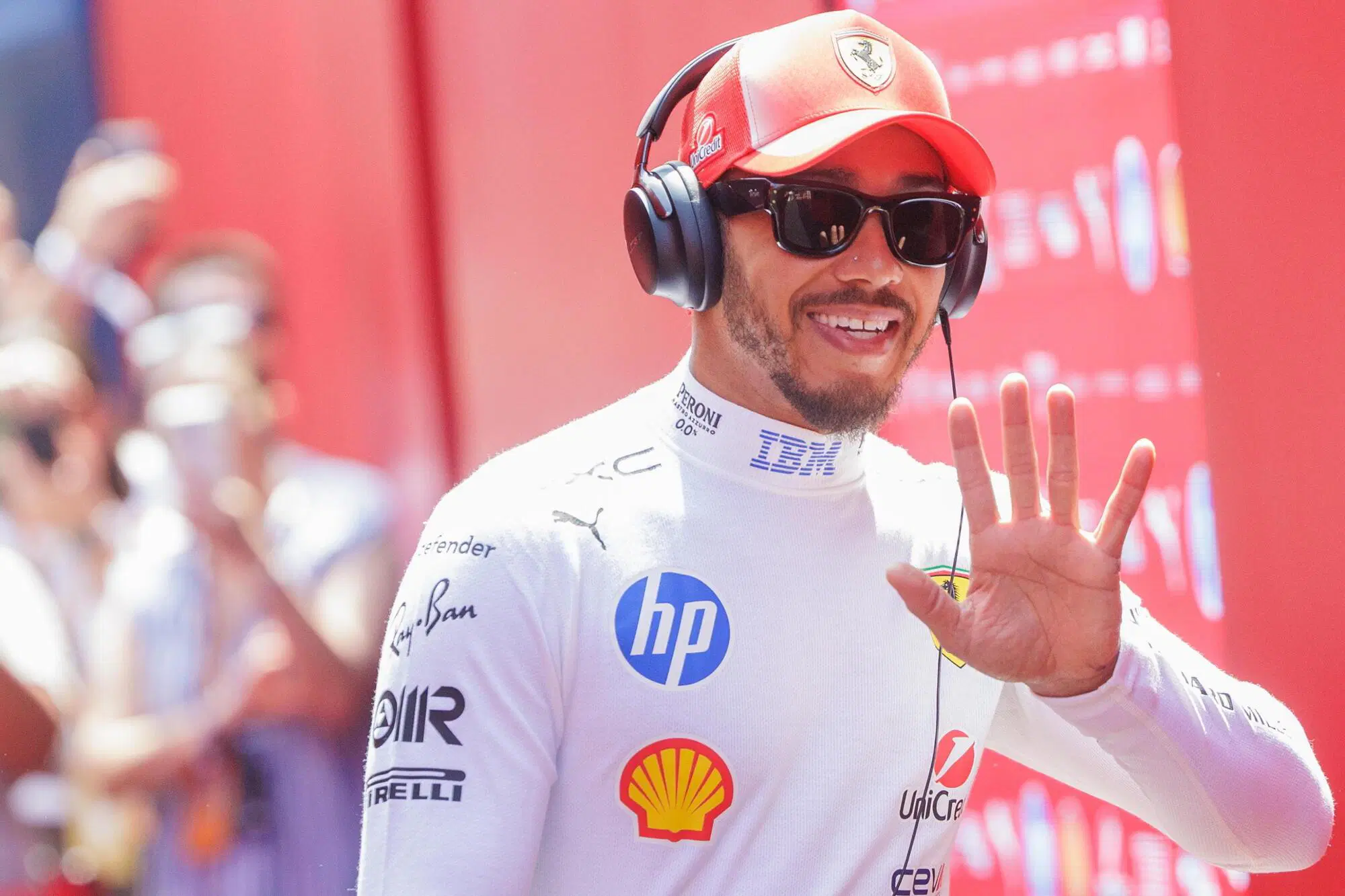 Lewis Hamilton Ferrari Spa