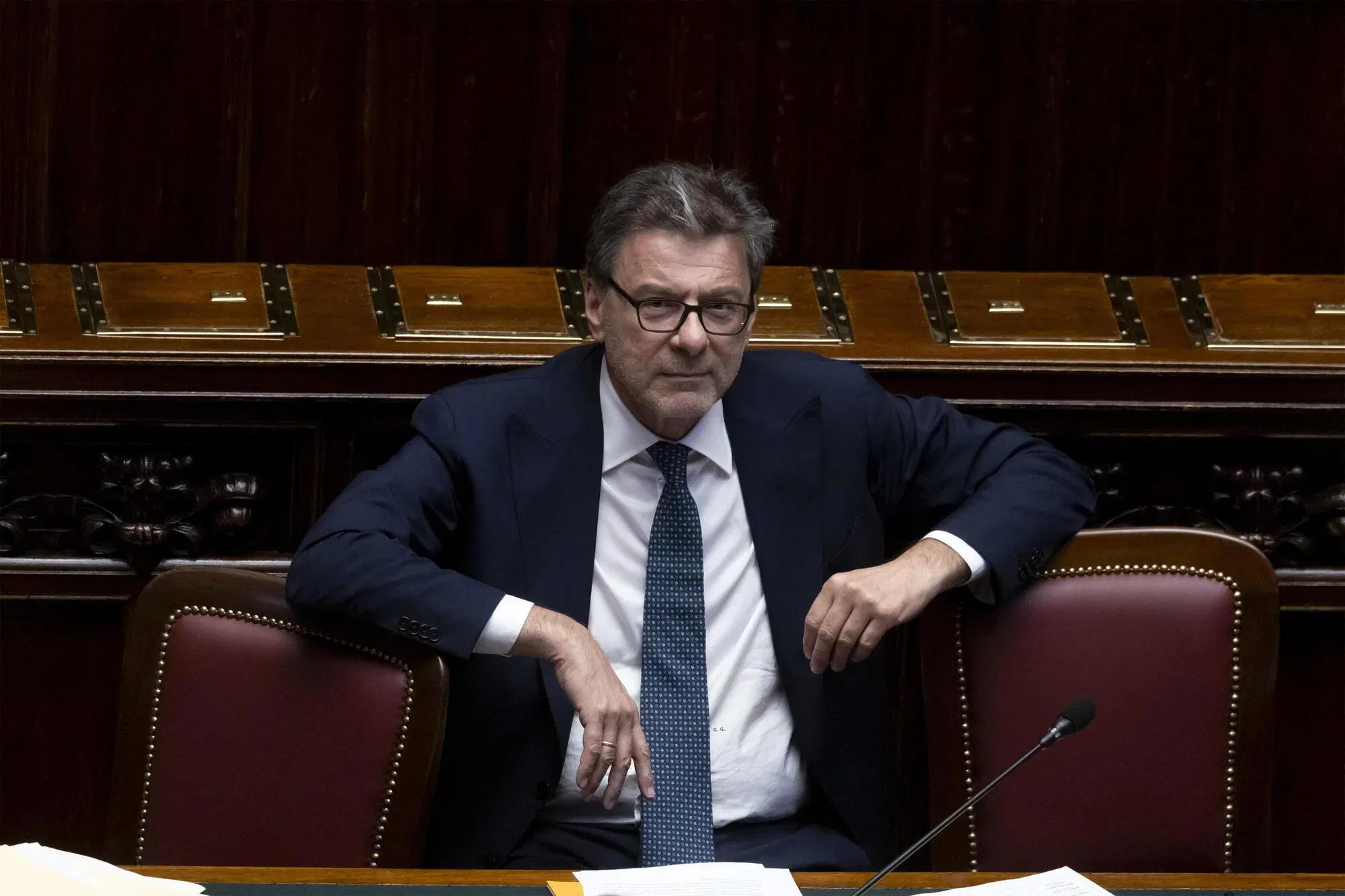 Il ministro dell'economia Giancarlo Giorgetti