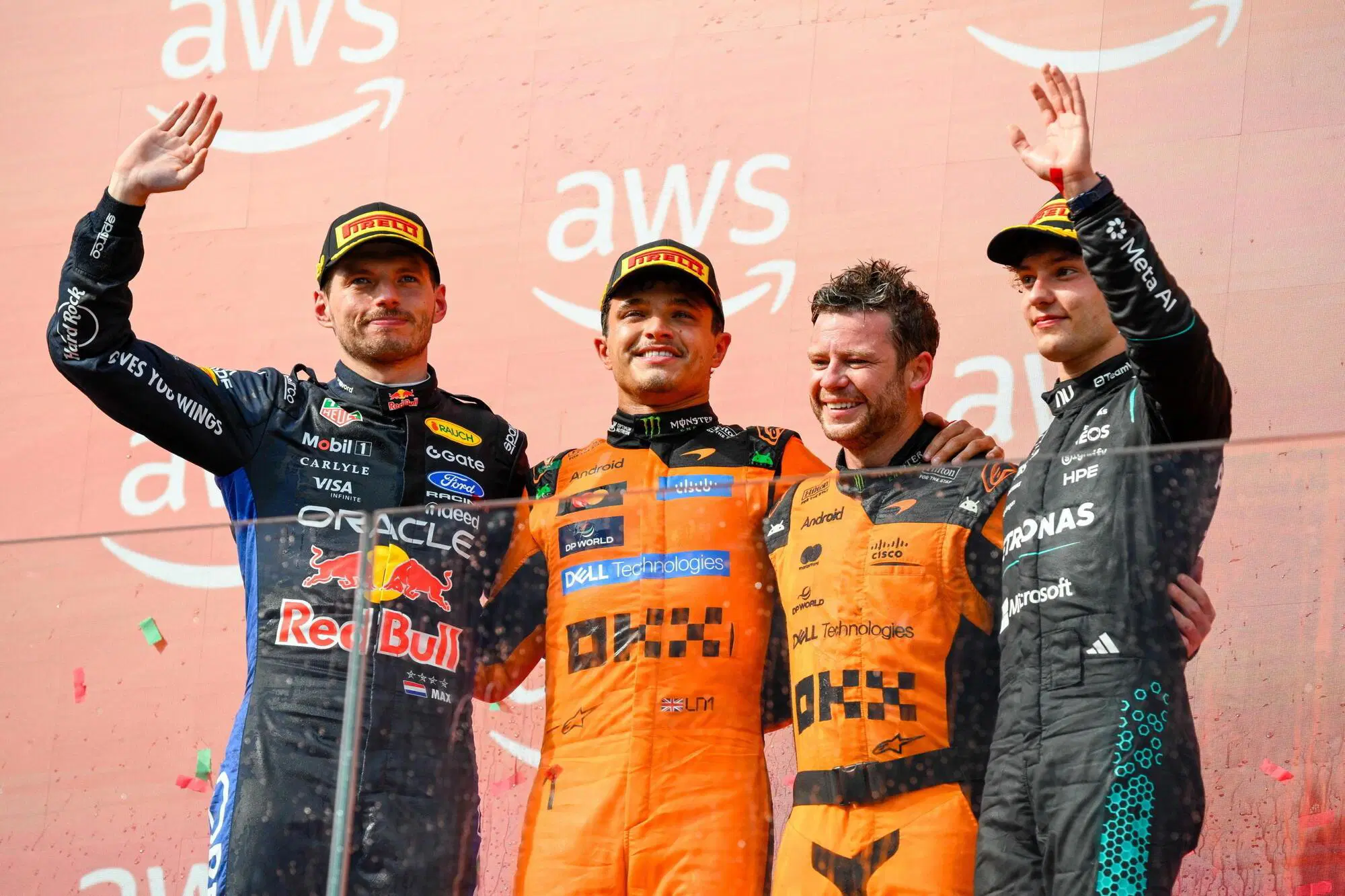 Kimi Antonelli Mercedes Podio Ungheria