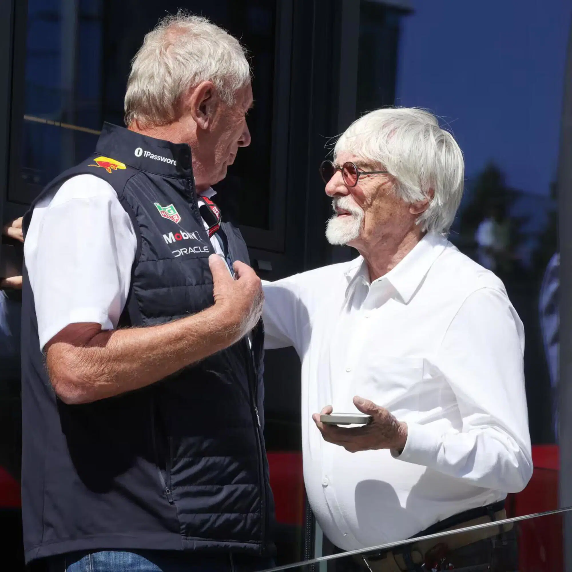 Helmut Marko Bernie Ecclestone