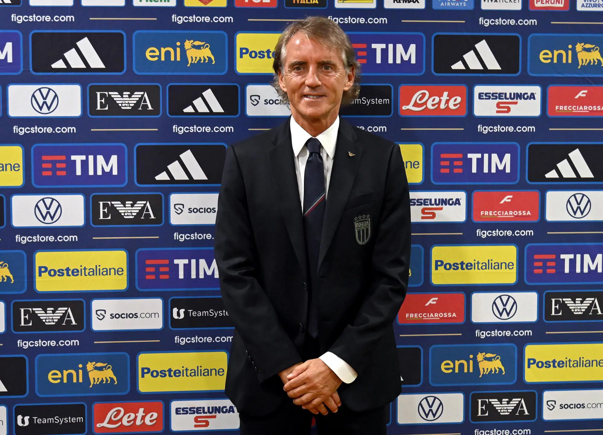 Il nuovo ct della Nazionale Roberto Mancini