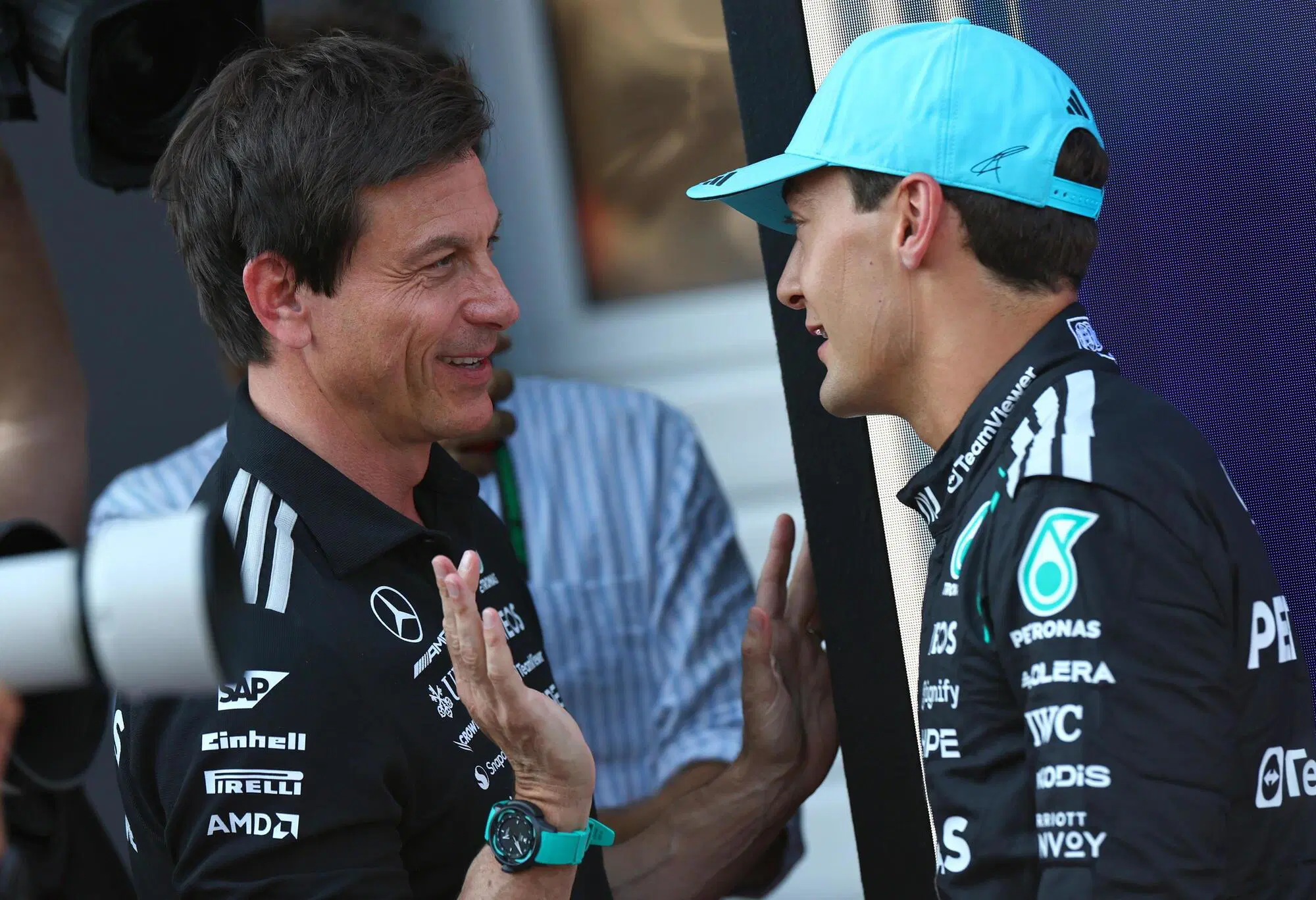 George Russell Toto Wolff
