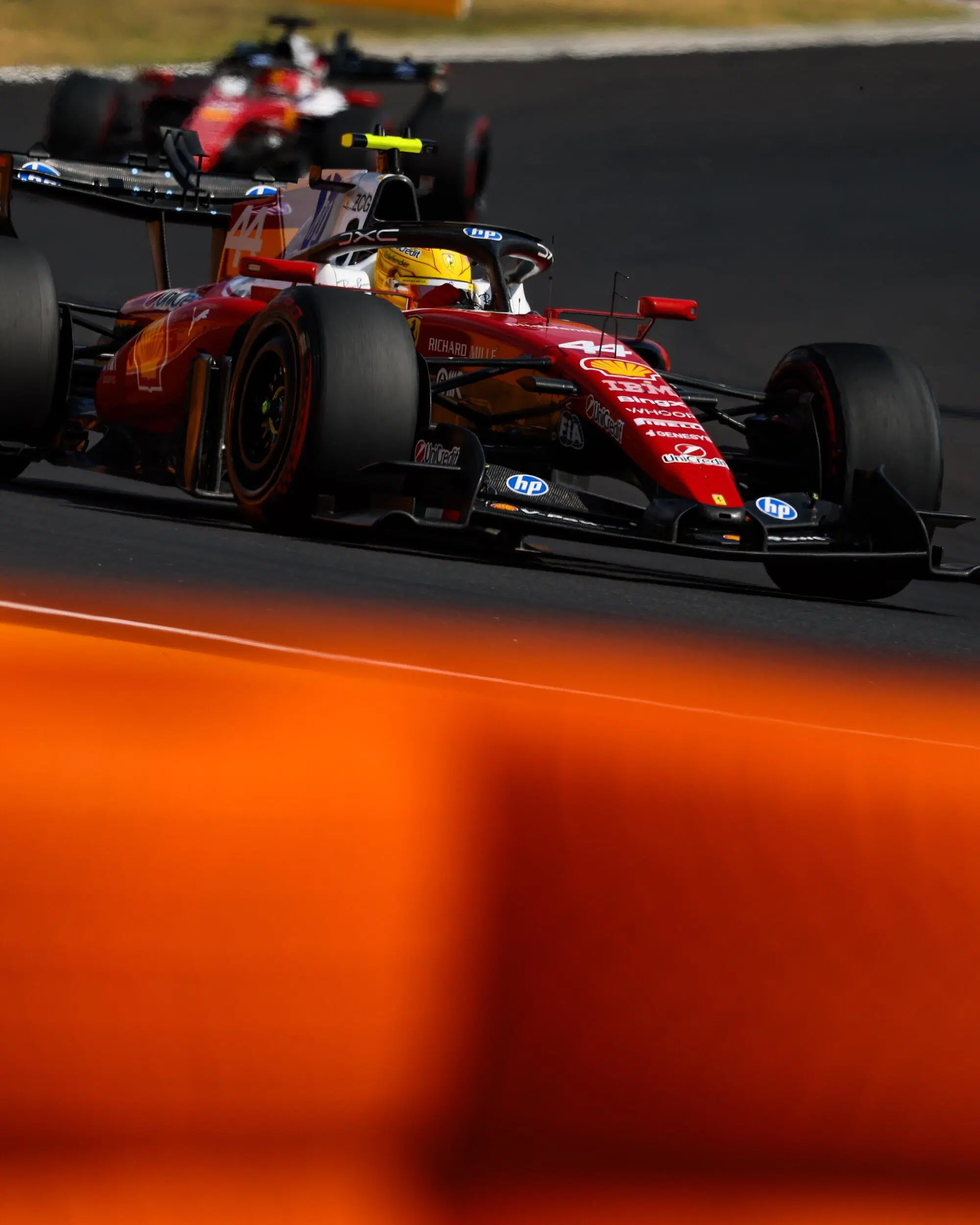 Lewis Hamilton Charles Leclerc Ferrari F1