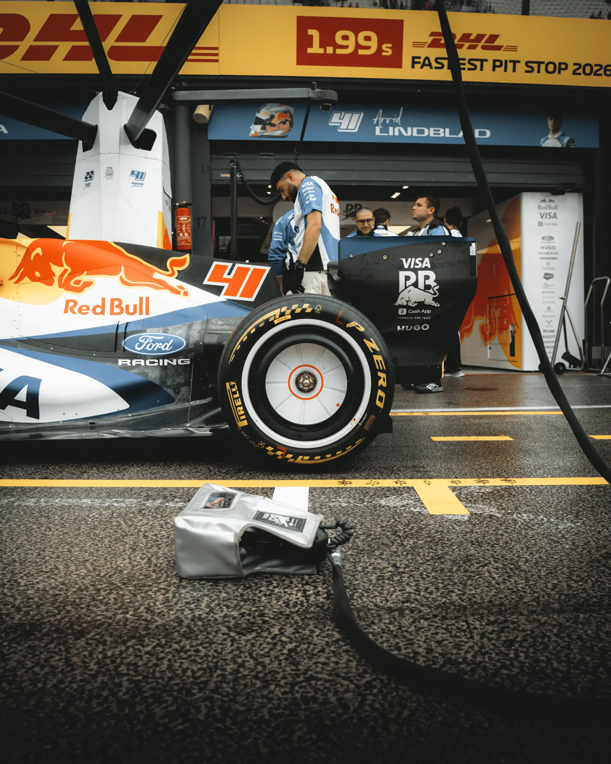 Racing Bulls Pitlane dettaglio