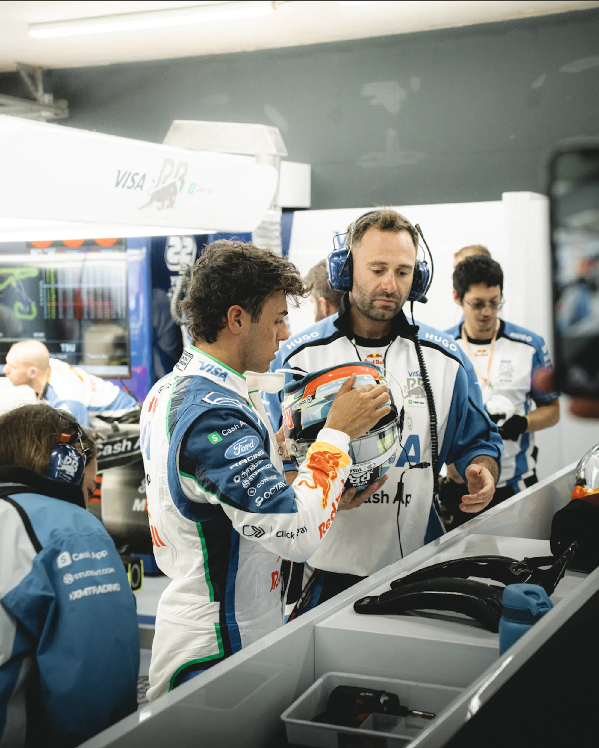Sam Village Arvid Lindblad Racing Bulls Zandvoort Box