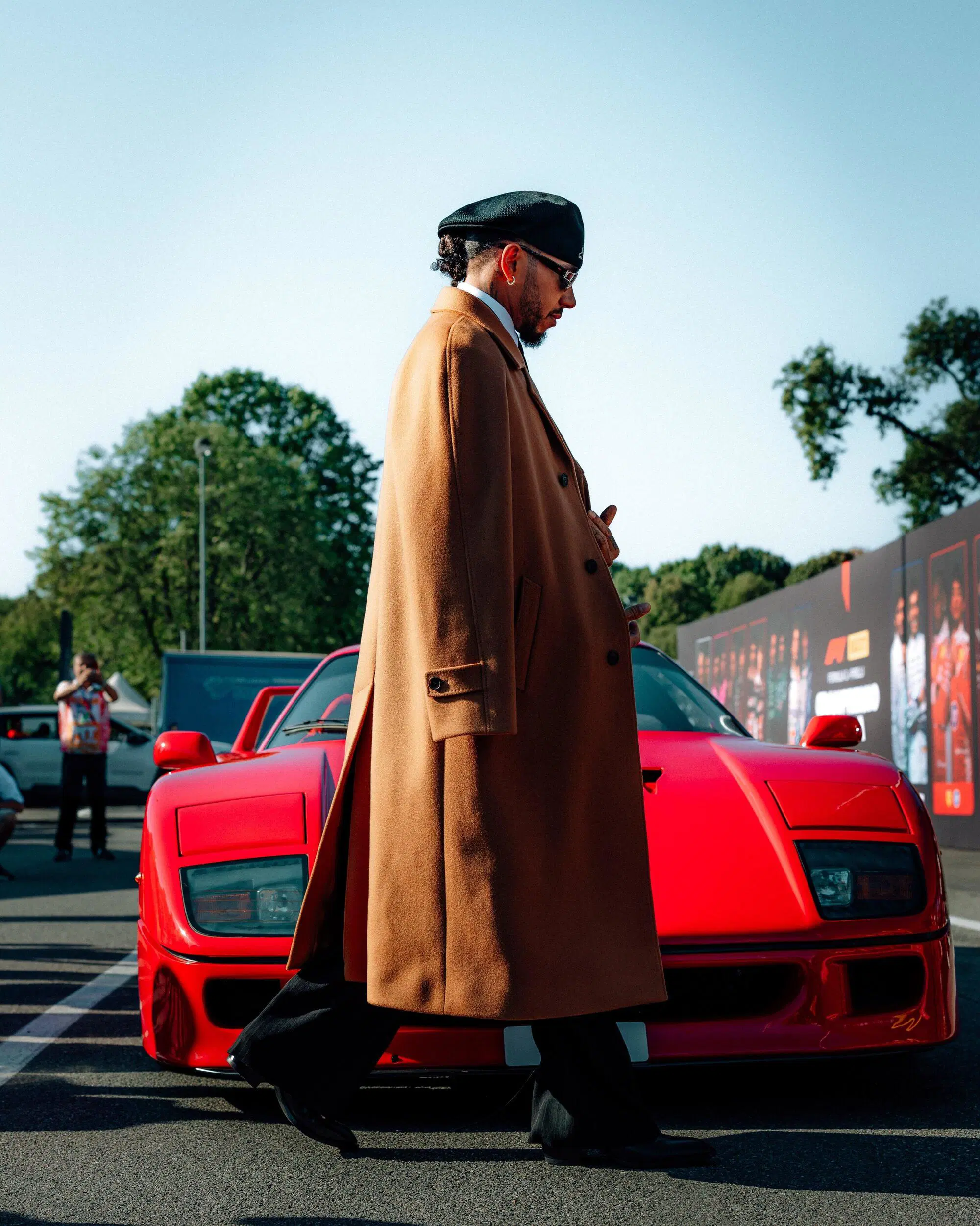 Lewis Hamilton Monza ferrari F40 2