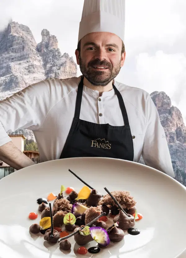 Al Dolomiti Spa Hotel Fanes arriva Damiano Scaglioni, lo chef cosmopolitica che ha lavorato con Gordon Ramsay e porta la sua &ldquo;cucina onesta&rdquo;
