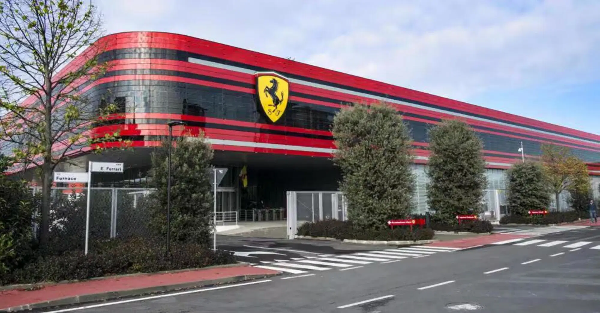 La GES di Maranello, quartier generale della Scuderia