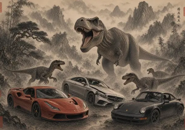 Jurrasic Park auto: Ferrari, Mercedes e Porsche? Le europee divorate dalla concorrenza. Ora anche lo Spiegel lo ammette: &ldquo;In Cina sono diventate dinosauri&rdquo;