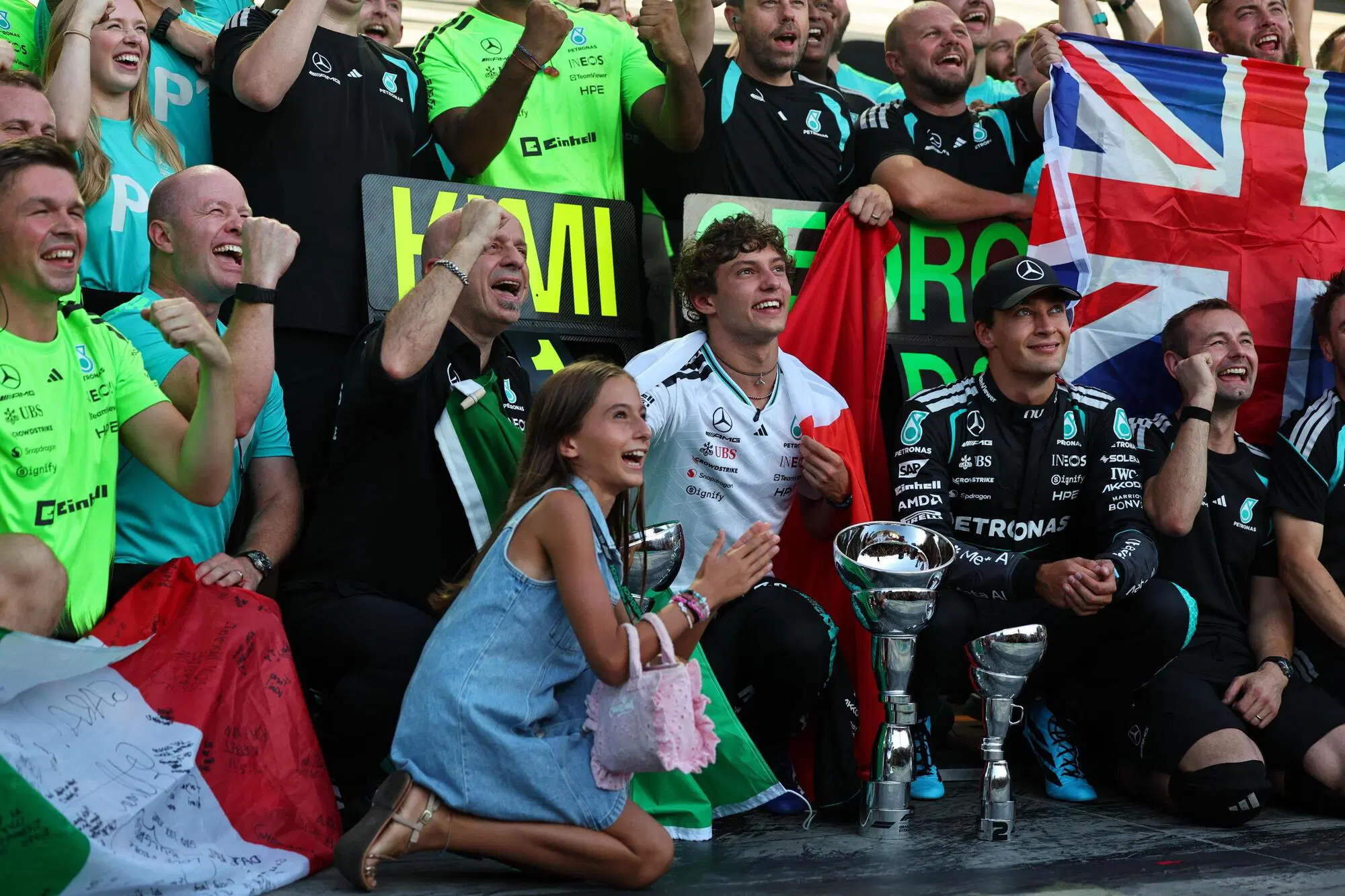 Kimi Antonelli George Russell Mercedes