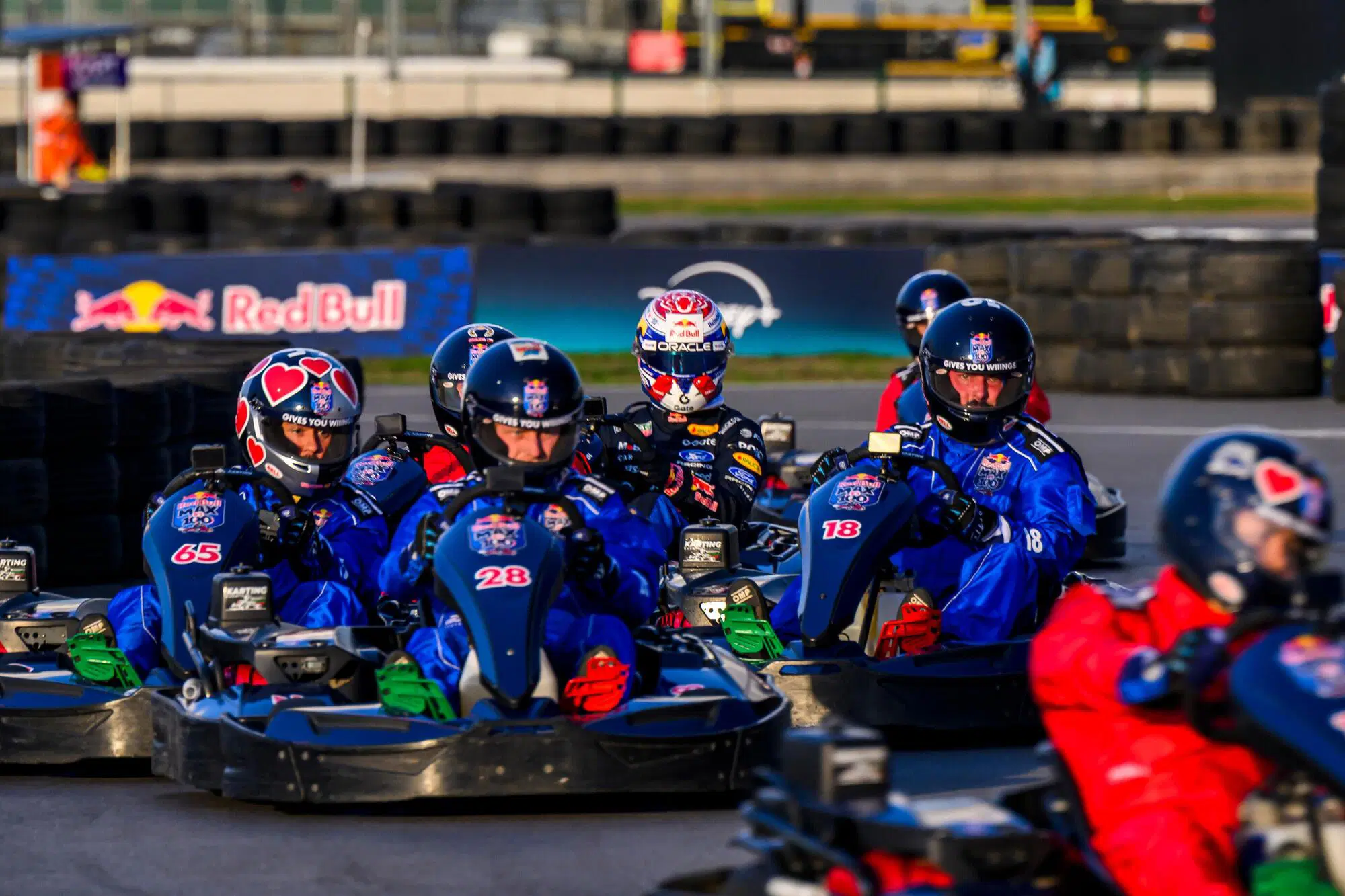 Max Verstappen go kart Silverstone
