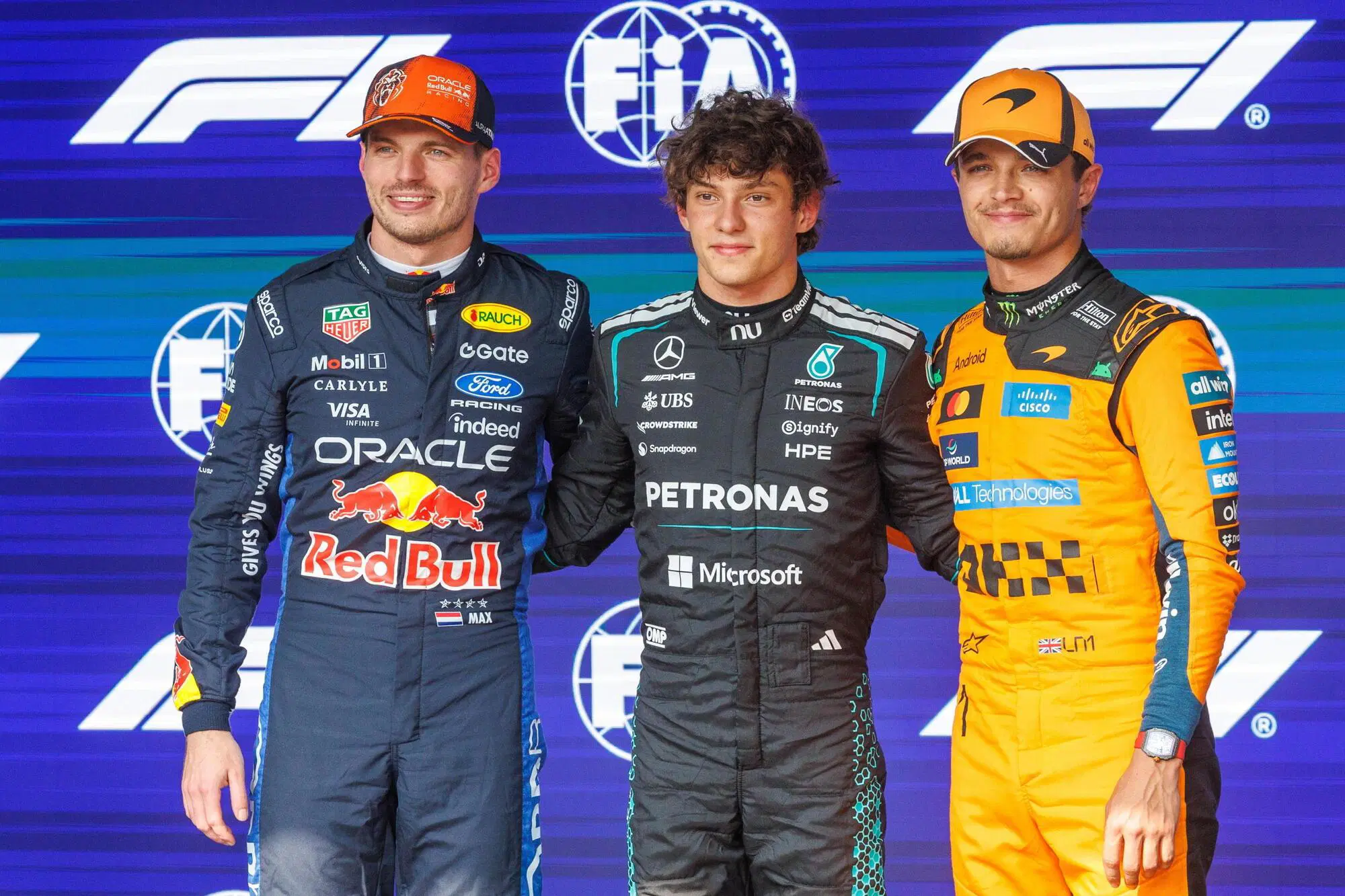 Kimi Antonelli Mercedes Lando Norris