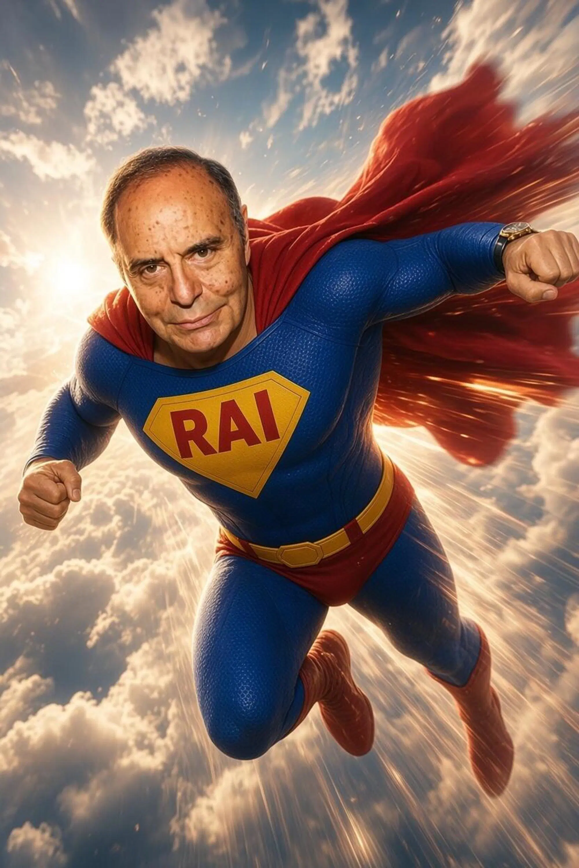 Bruno Vespa quando fa tardi a lavoro per una rovinosa caduta ma non molla un caz*o
