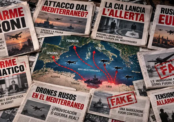 Ma come stanno messi i giornali italiani che lanciano l&rsquo;allarme fake sui droni russi in Italia?