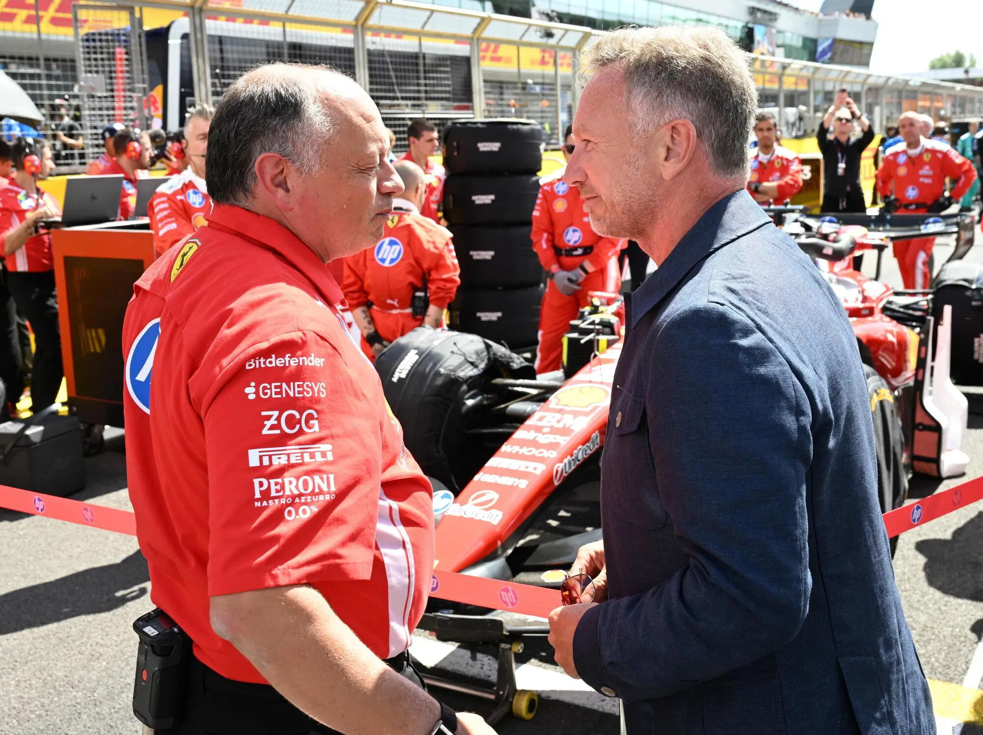 Frederic Vasseur Christian Horner