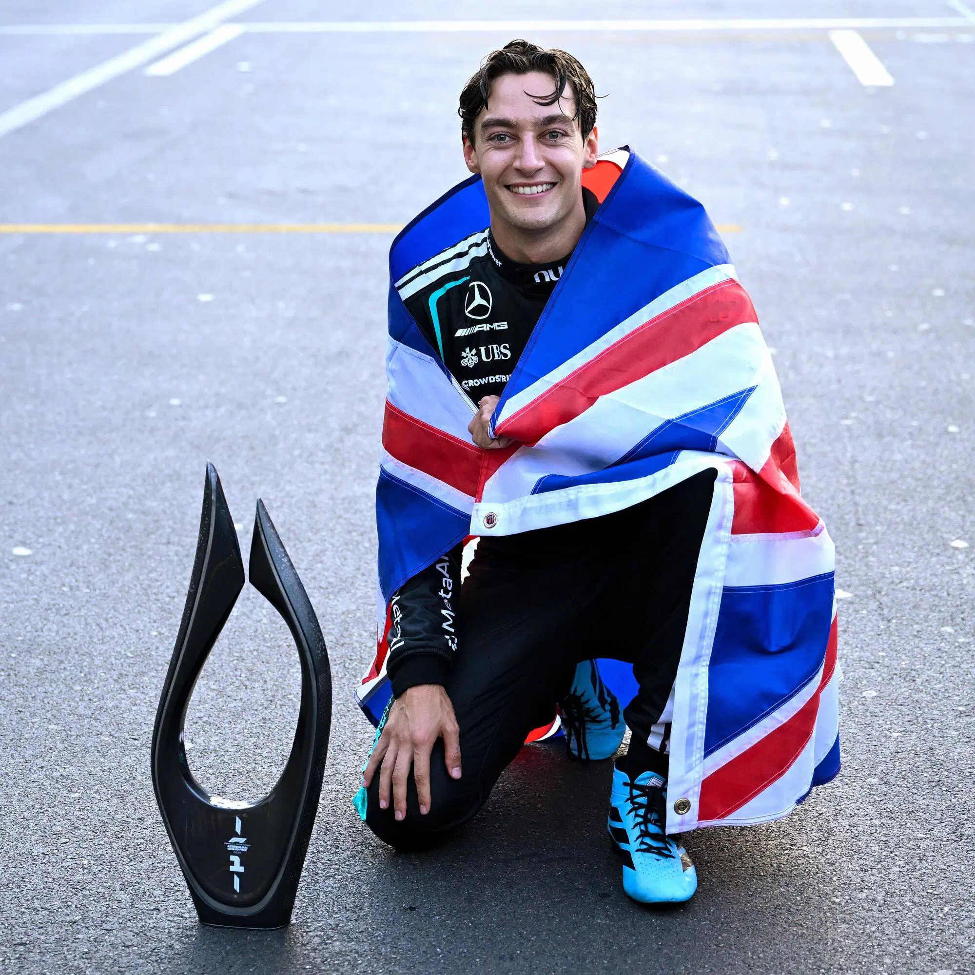 George Russell Baku Vittoria
