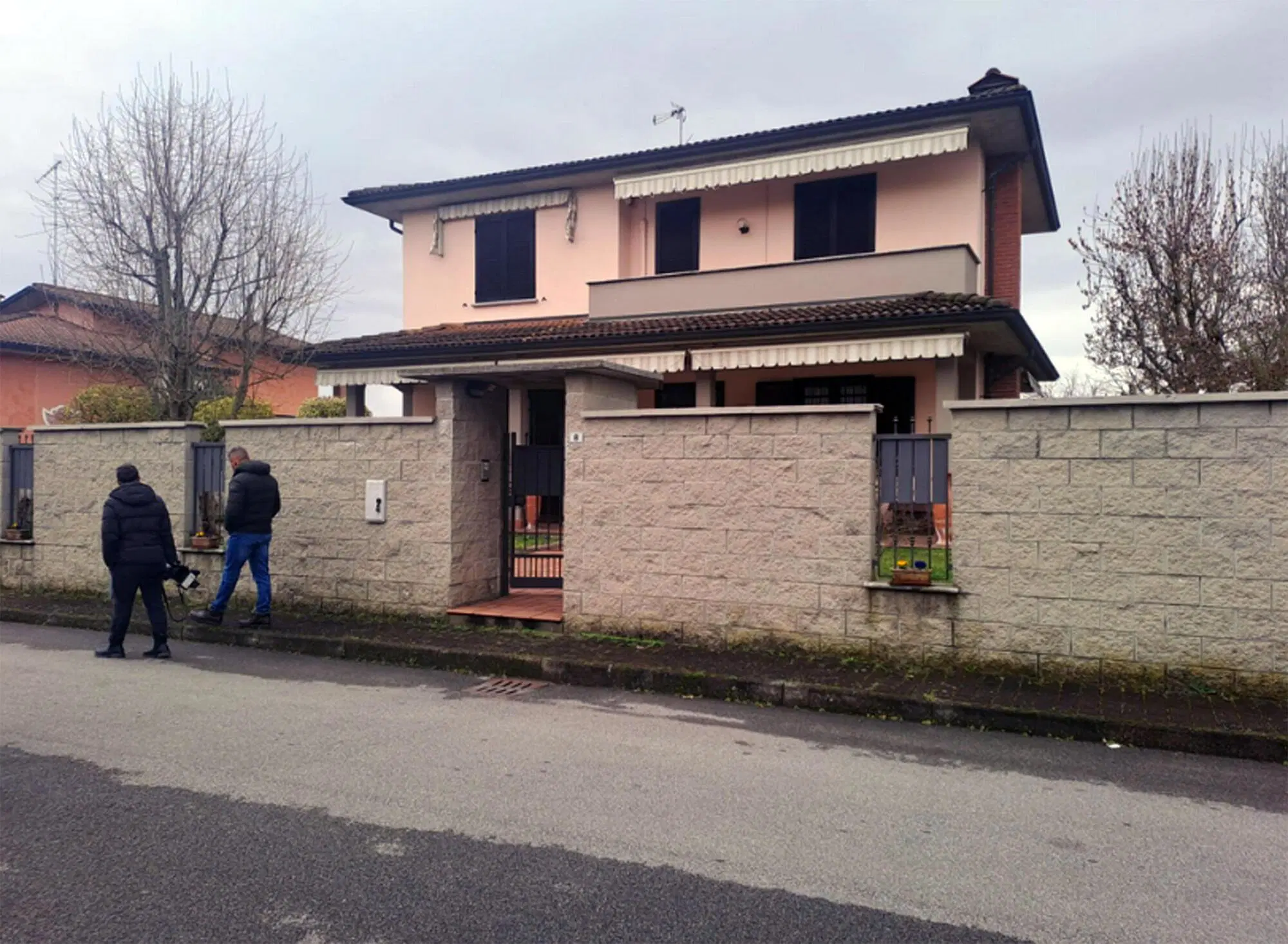 La villetta della famiglia Poggi a Garlasco 