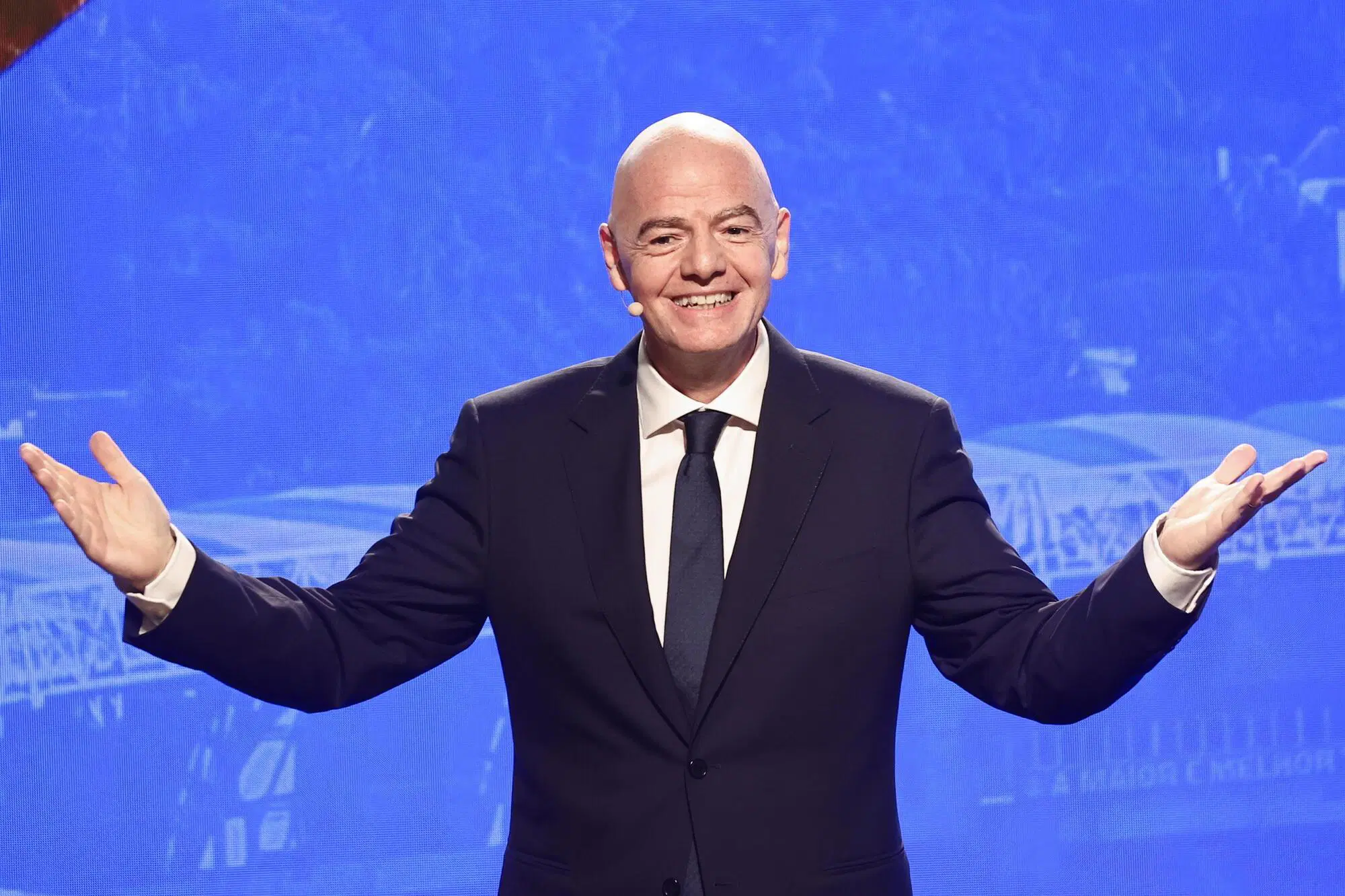Il presidente Fifa, Gianni Infantino
