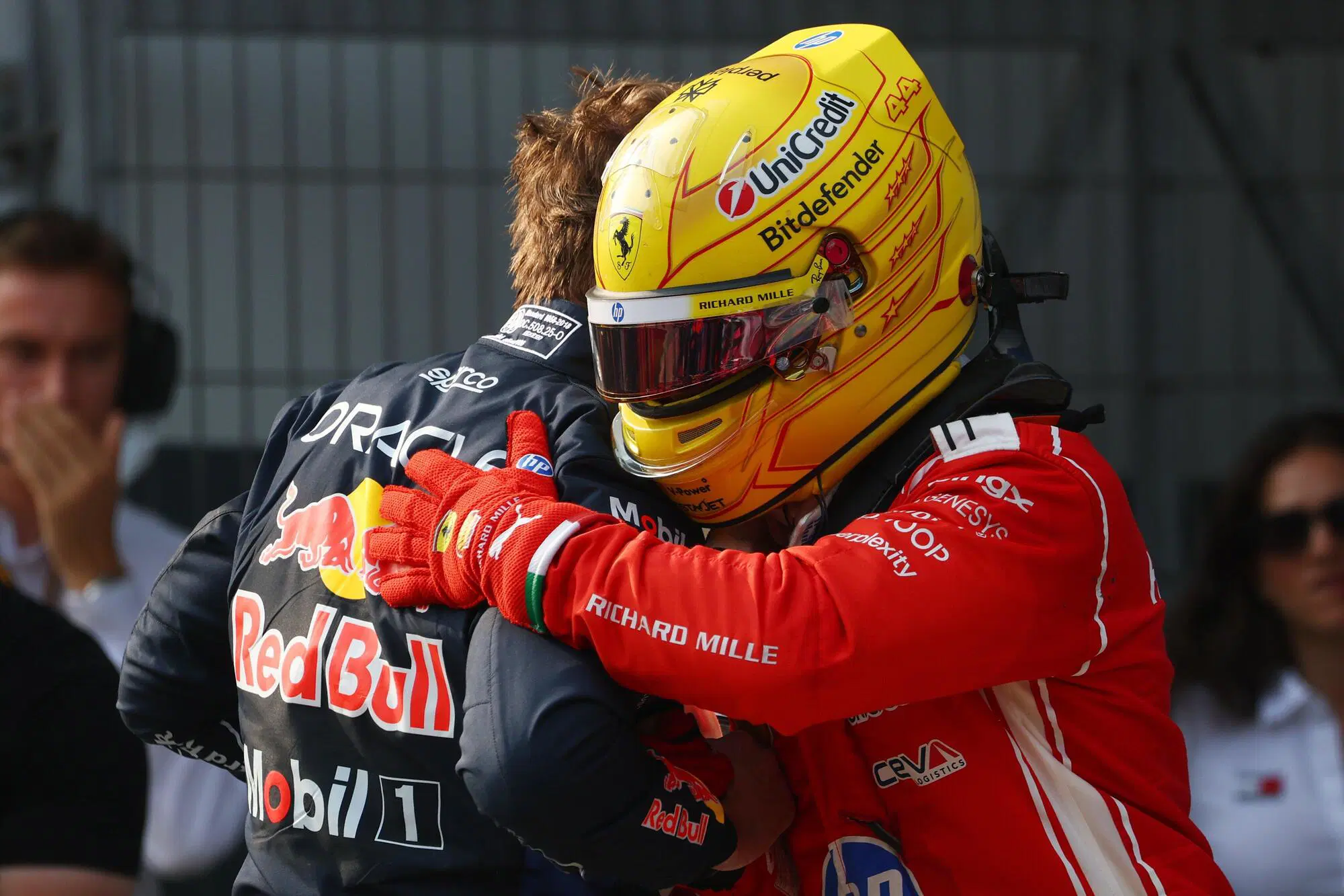 Max Verstappen Lewis Hamilton Sepang