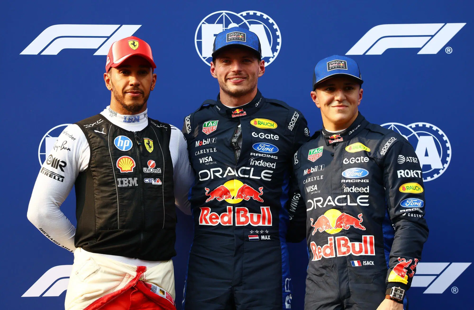 Max Verstappen Lewis Hamilton Isack Hadjar qualifiche Sepang