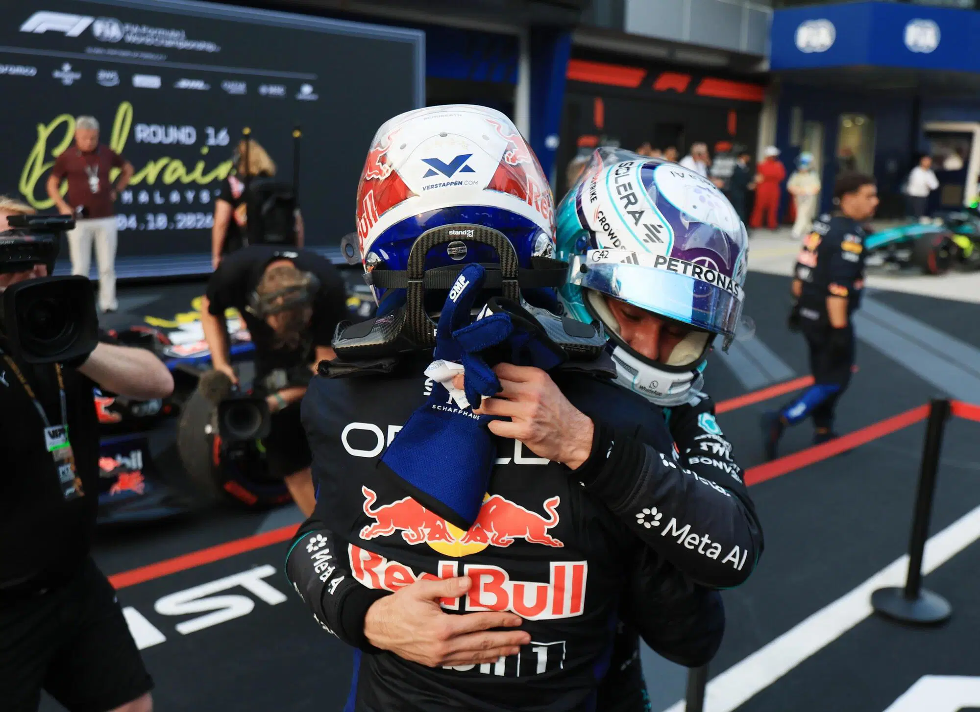 Kimi Antonelli Max Verstappen Sepang