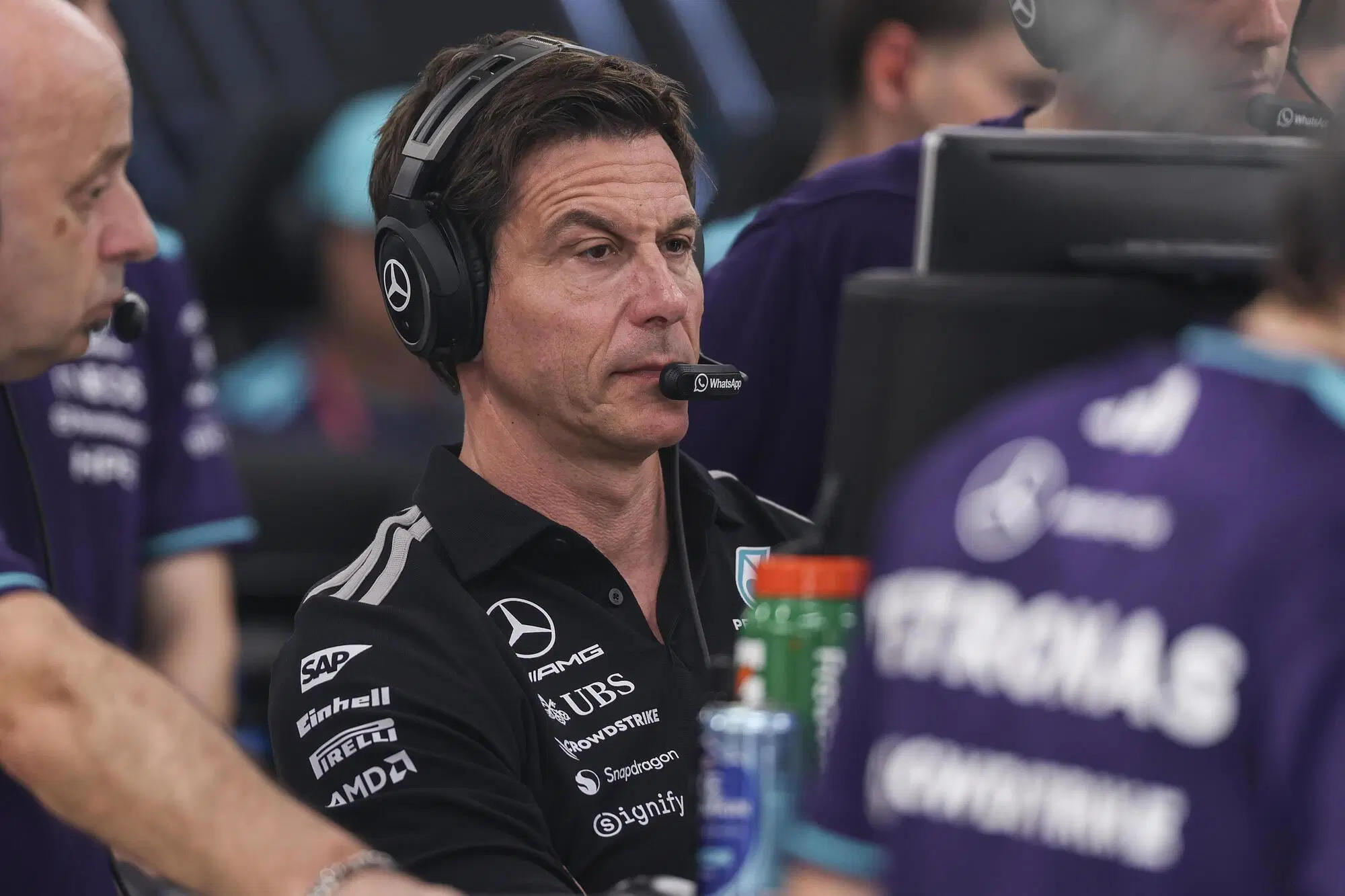 Toto Wolff Mercedes Singapore