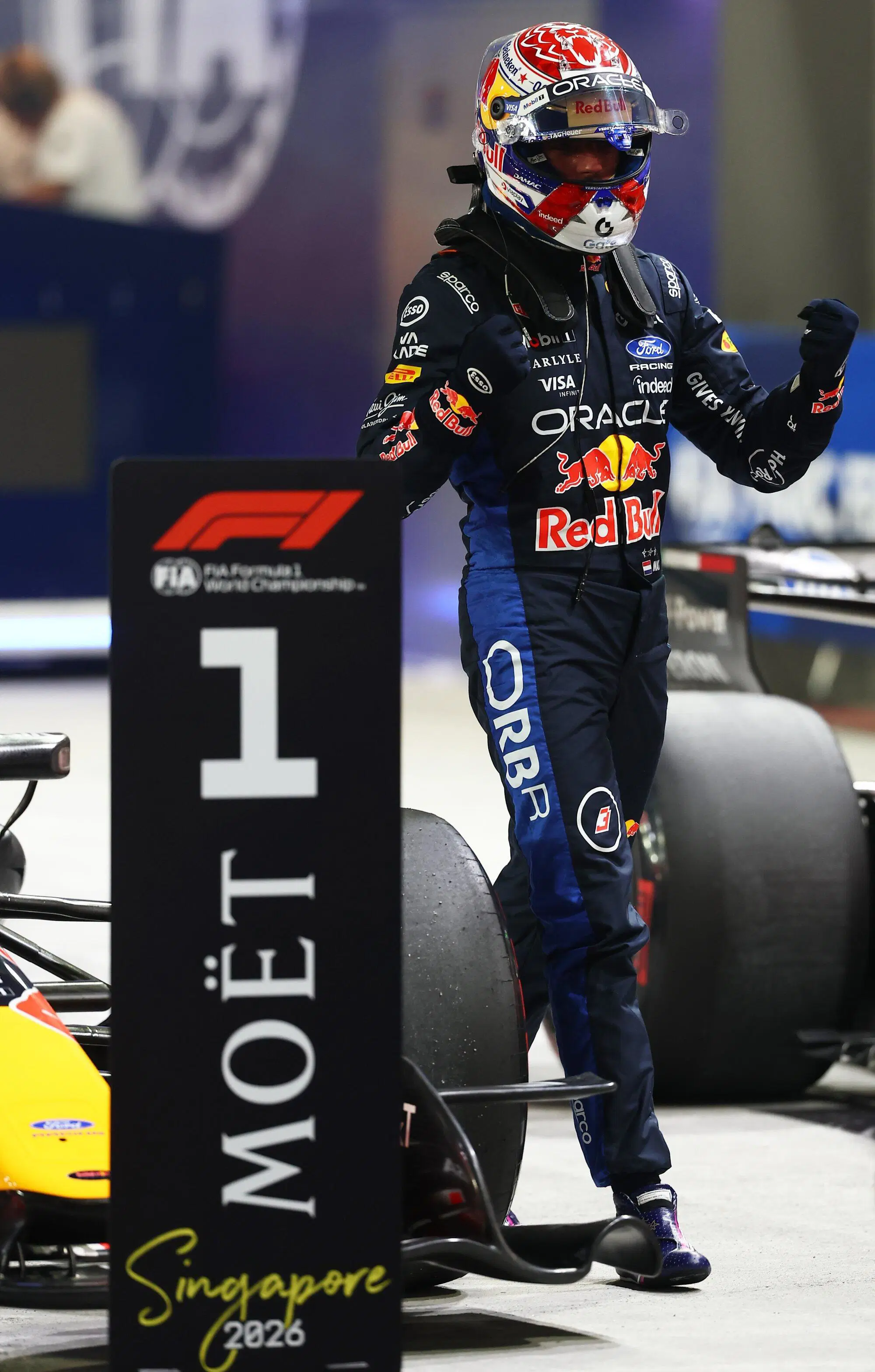 Max Verstappen Singapore Pole Position