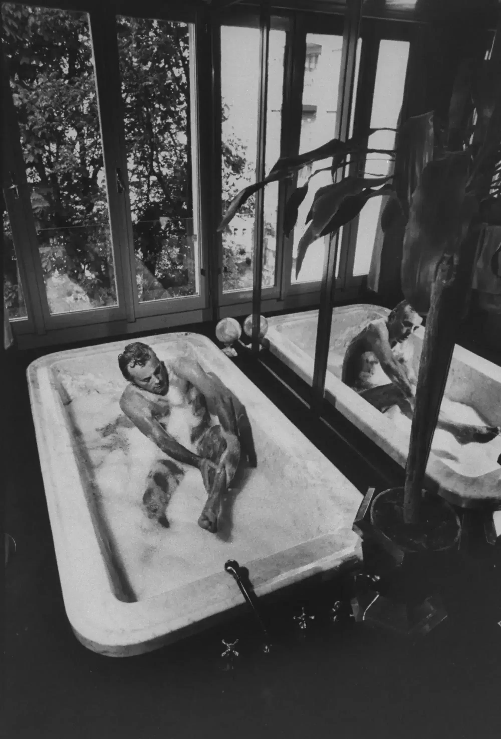 Giorgio Armani si fa un bagno a Palazzo Borgonuovo Getty Images