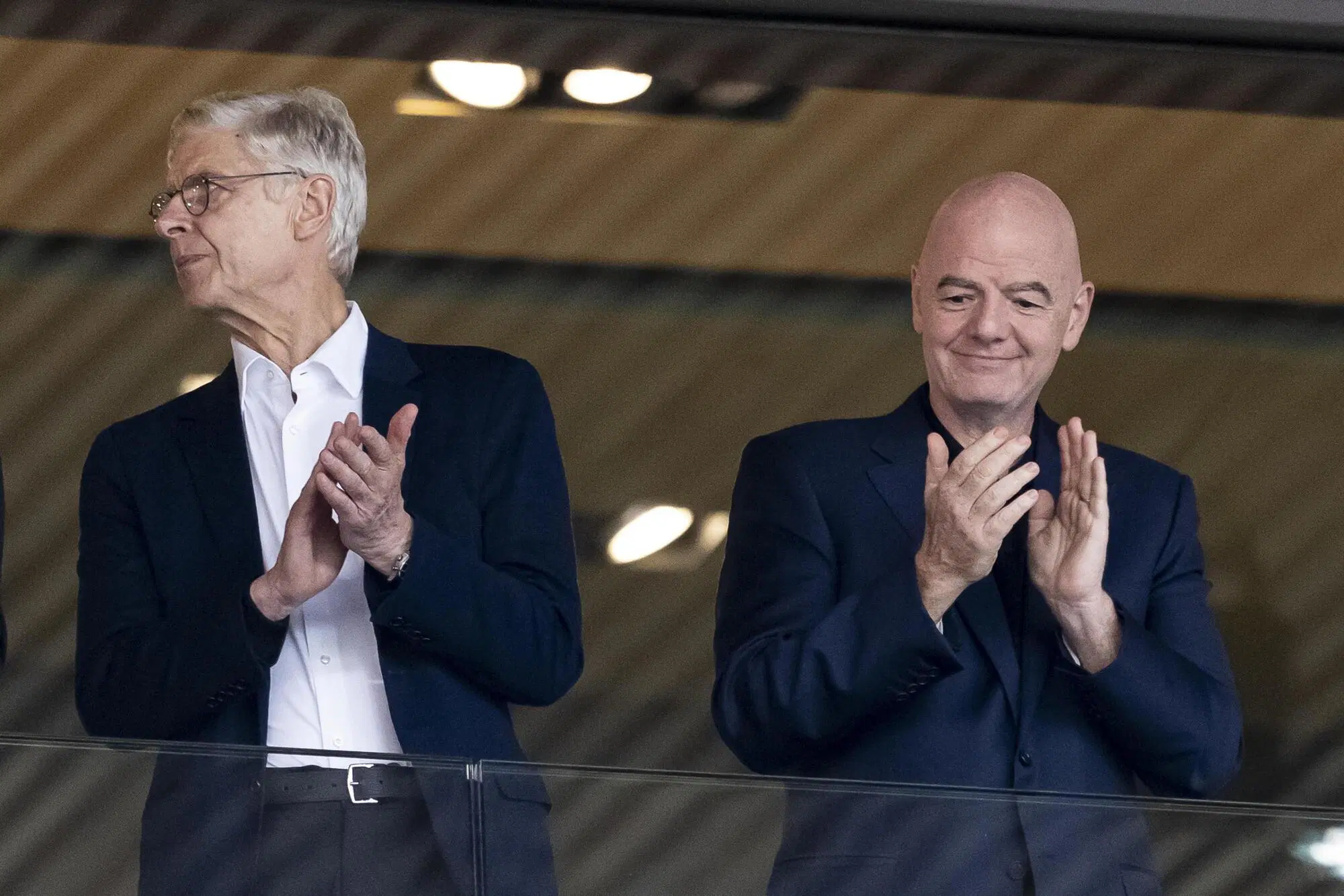 Arsene Wenger e Gianni Infantino