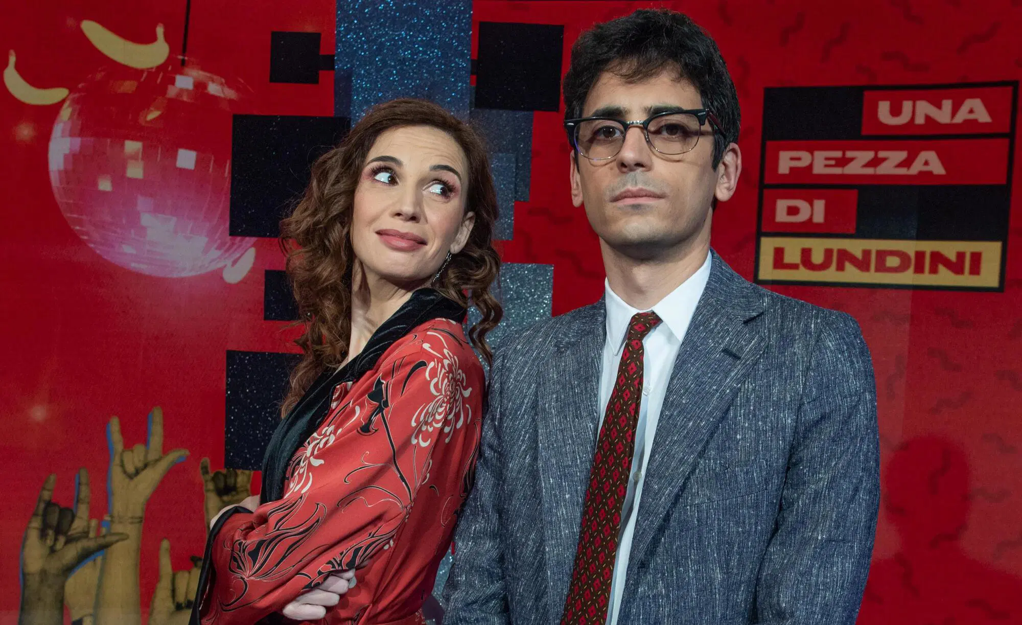 Emanuela Fanelli e Valerio Lundini in Una pezza di Lundini ansa
