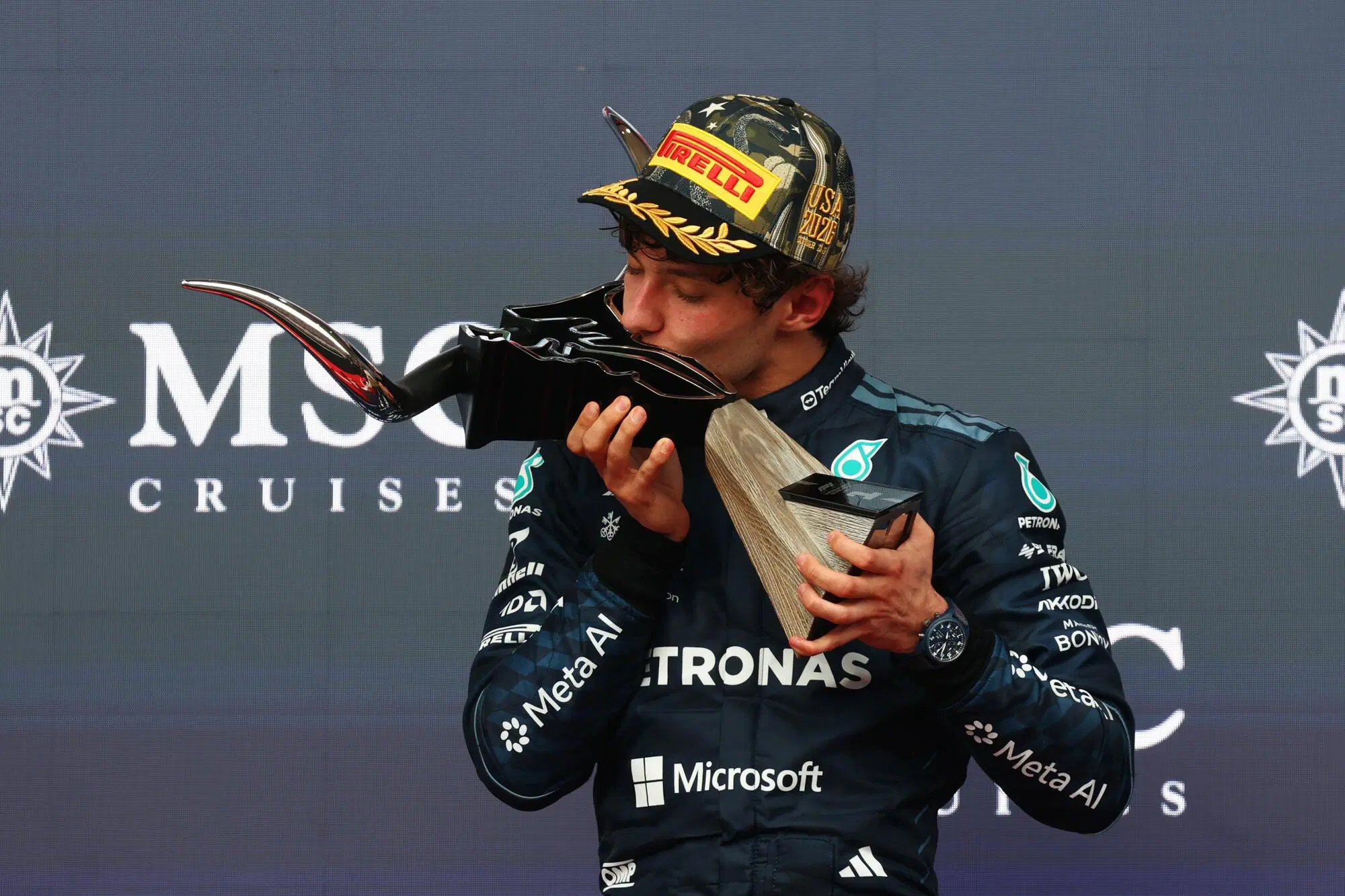 Kimi Antonelli podio Austin