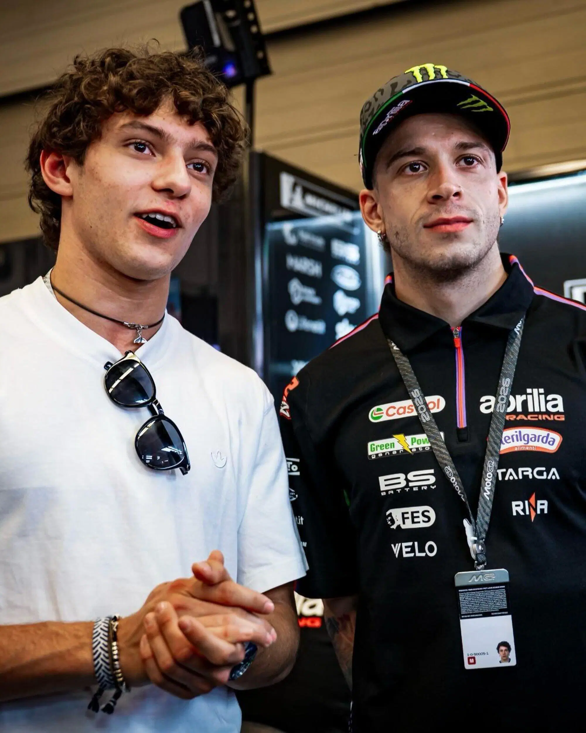 Kimi Antonelli Marco Bezzecchi MotoGP