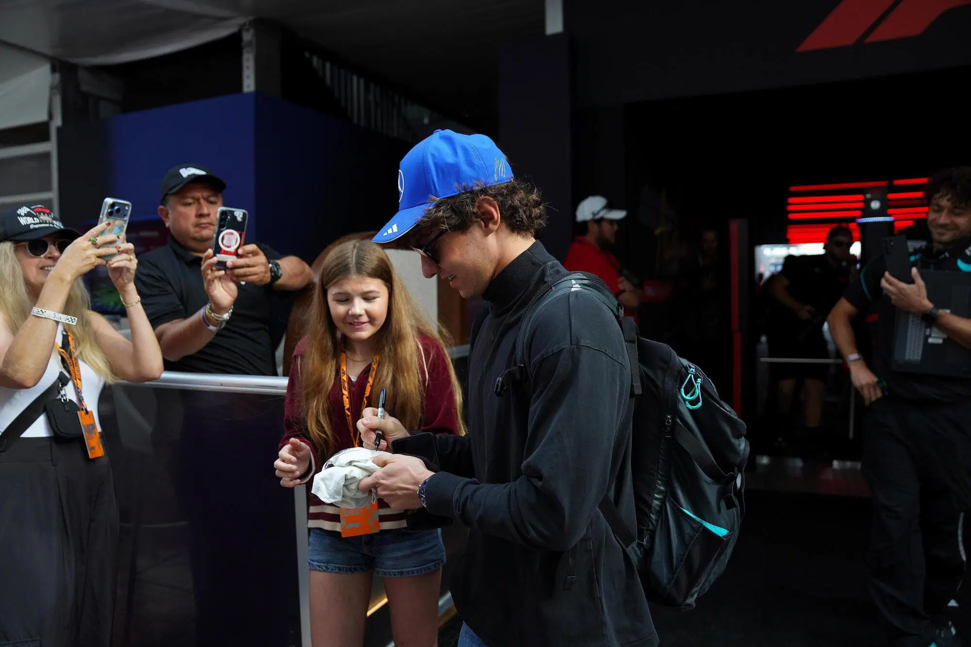 Kimi Antonelli paddock F1